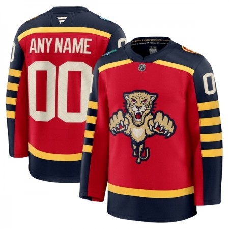 Miesten NHL Florida Panthers Pelipaita Custom 2025-26 Fanatics Premium Winter Classic Punainen